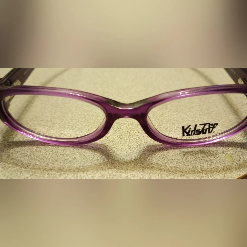 Set of 4- Kids Tuff Girls purple Pink Heart Frames NEW!